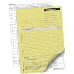 Gelbes Kohlepapier & Durchschlagpapier DIN A4, 100 Blatt aus Papier 