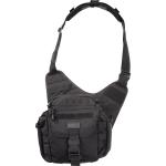 5.11 Push Pack 6l Sling Pack, Umhängetasche, schwarz, Molle System - Klettband für Patsches zur Identifizierung, geeignet für Polizei, Militär