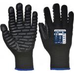 5 Paar Portwest A790 Anti Vibrations Handschuh schwarz schwarz 8
