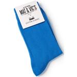 Marineblaue Karo Thermo-Socken aus Polyamid für Herren Größe 49 