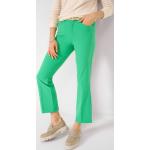 Grüne Unifarbene Shakira 5-Pocket Hosen mit Reißverschluss aus Polyamid für Damen Größe S 