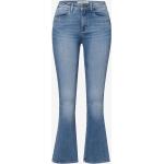 Hellblaue Atmungsaktive 5-Pocket Jeans mit Reißverschluss aus Denim für Damen Größe L Tall 