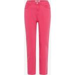 Pinke Atmungsaktive 5-Pocket Jeans mit Reißverschluss aus Denim für Damen Übergrößen Tall 
