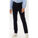 Dunkelblaue Atmungsaktive 5-Pocket Jeans mit Reißverschluss aus Baumwolle für Damen Größe L Tall 