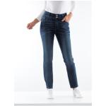 Blaue Casual Casual Looks Nachhaltige 5-Pocket Jeans mit Reißverschluss aus Baumwolle für Damen Größe XXL 