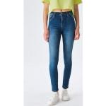 Reduzierte Blaue LTB Slim Fit Jeans aus Denim für Damen Größe XS 
