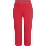 Rosa Sportliche Atmungsaktive Slim Fit Jeans ohne Verschluss aus Denim für Damen Größe M Petite für den für den Sommer 