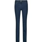 Blaue Gerry Weber Edition Straight Leg Jeans aus Denim 