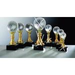 5 Pokale Noblesseglas Glaspokale Golf Serie mit Gravur#1(Turnier Golfball Pokal)