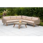 Reduzierte Braune Moderne Lounge Gartenmöbel & Loungemöbel Outdoor aus Akazie Breite 50-100cm, Höhe 200-250cm 