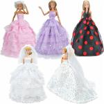 Reduzierte Barbie Puppenkleider aus Stoff 5-teilig 