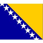 Bosnien Flaggen & Bosnien Fahnen 5-teilig 