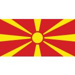 Mazedonien Flaggen & Mazedonien Fahnen 5-teilig 