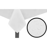 Weiße vidaXL Tischdecken maschinenwaschbar 