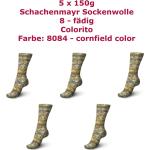 Bunte Schachenmayr Regia 8-fädig Sockenwolle 