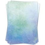 Reduziertes Blaues Modernes Designpapier DIN A4, 90g, 50 Blatt aus Papier 