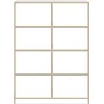 Weiße Pickawood Apothekerschränke lackiert aus Massivholz mit Schublade Breite 100-150cm, Höhe 100-150cm, Tiefe 0-50cm 