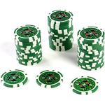 50 Poker-Chips Laser-Chips Metallkern 12g Poker Te