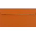 Orange Lysco Briefumschläge ohne Fenster DIN lang 50-teilig 