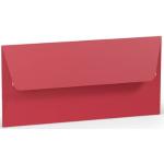 Rote Rössler Papier Briefumschläge ohne Fenster DIN lang 50-teilig 