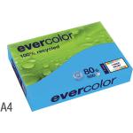 500 Blatt Clairfontaine Farbiges Recycling-Kopierpapier "Evercolor" Dunkelblau, 80g, DIN A