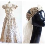 Taupefarbene Rockabilly Kurzärmelige Mini Kurze Brautkleider mit Reißverschluss für Damen für die Braut 