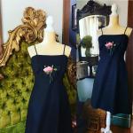 Schwarze Vintage Audrey Hepburn Spaghettiträger-Kleider für Damen Größe S für den für den Sommer 
