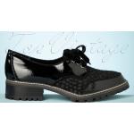 50s Aubrey Shoes in Appaloosa Black