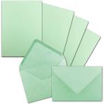 Mintgrüne Briefpapier & Briefbögen mit Weihnachts-Motiv DIN A5, 110g aus Papier 