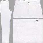 Weiße MAC Jeans Damenjeans aus Baumwolle 