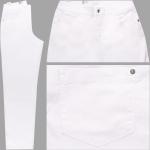 Weiße MAC Jeans Damenjeans aus Baumwolle 