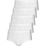 Weiße ESGE Basic-Slips aus Baumwolle für Herren 5-teilig 