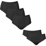 Schwarze Perioden-Slips aus Baumwolle für Damen Größe 4 XL 
