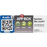 5x "App my Box" Etiketten  