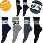 Bunte Thermo-Socken für Damen Größe 37 für den für den Winter 
