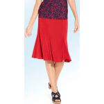 Rote Unifarbene Maxi Maxiröcke aus Polyester für Damen Größe L 