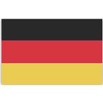 6 Stück Folienaufkleber Deutschland Germany FLAGGE