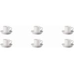 Weiße Arzberg Tric Espresso-Sets aus Porzellan 12-teilig 