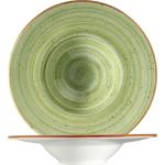 Bonna Premium Porcelain ATHBNC28CK Aura Therapy Banquet Pastateller, 28cm, 400ml, Premium Porzellan, hellgrün, 1 Stück - green ATHBNC28CK