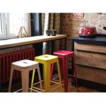 Reduzierte Gelbe Moderne Barhocker & Barstühle aus Metall stapelbar Breite 0-50cm, Höhe 0-50cm 