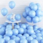Pastellblaue Luftballons 60-teilig 