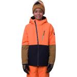 686 Boys Hydra Insulated Jacket - Kinder - Orange / Schwarz / Braun - Größe L- Modell 2024