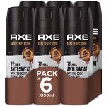 Aluminiumfreie AXE Dark Temptation Antitranspirante 150 ml für Herren 6-teilig 
