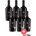 6er-Paket Zolla Primitivo di Manduria + GRATIS Korkenzieher - Farnese Vini - Weinpakete