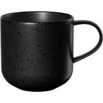 Schwarze Minimalistische Asa Coppa Kaffeebecher 400 ml mit Kaffee-Motiv aus Porzellan 6-teilig 
