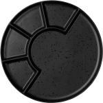 Reduzierte Schwarze Asa Runde Servierplatten aus Porzellan 6-teilig 
