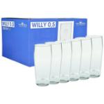 Van Well Willybecher aus Glas spülmaschinenfest 6-teilig 6 Personen 