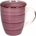 Cremefarbene Runde Kaffeetassen-Sets 350 ml mit Melonenmotiv spülmaschinenfest 6-teilig 6 Personen 