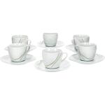 Bunte Moderne Van Well Kaffeetassen-Sets glänzend aus Porzellan 6-teilig 6 Personen 
