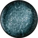 Blaue Bonna Runde Speiseteller & Essteller 25 cm aus Porzellan mikrowellengeeignet 